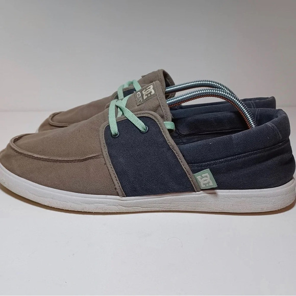 DC Shoes Mens Hampton Deck Style Size 12 brown/blue (172 Box 21) - Picture 1 of 9